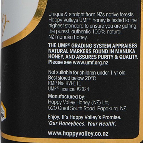 Happy Valley UMF 15+ (MGO 514+), Miel de Manuka - 500g