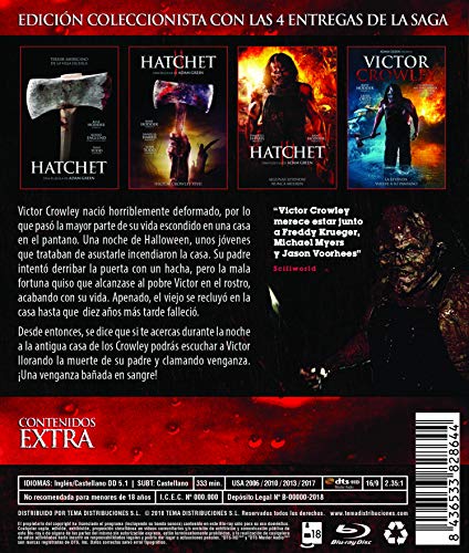 Hatchet, saga de Victor Crowley [Blu-ray]