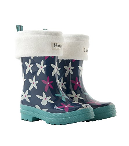 Hatley Calcetines, Blanco (Boot Liners 100), Medium para Niños