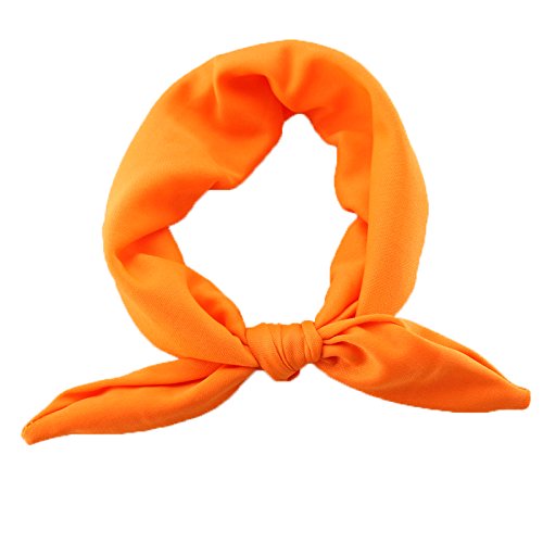 HBF 7 Piezas Bebé Venda De Pelo para Niñas Banda Conejo para El Cabello Diadema Elástica Turbante Pelo Accesorio