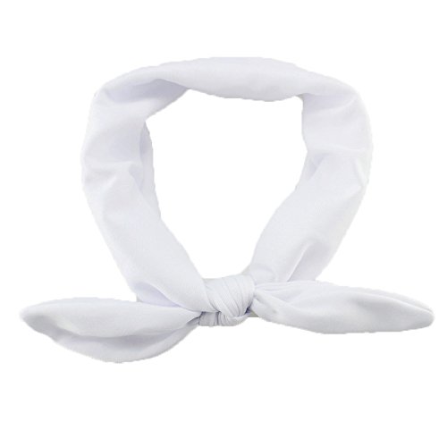 HBF 7 Piezas Bebé Venda De Pelo para Niñas Banda Conejo para El Cabello Diadema Elástica Turbante Pelo Accesorio