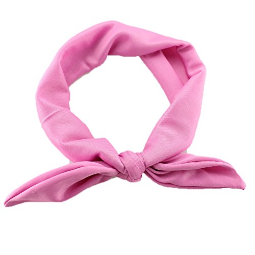 HBF 7 Piezas Bebé Venda De Pelo para Niñas Banda Conejo para El Cabello Diadema Elástica Turbante Pelo Accesorio