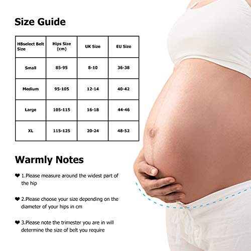 HBselect Fajas De Embarazo para Premamá Pack 3 Multicolor Banda Faja para Soporte Abdominal Durante El Embarazo con 3 Hebillas De Extensión Cintura para Embarazadas