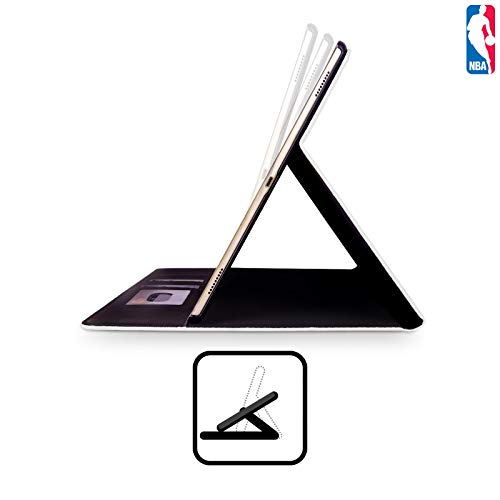 Head Case Designs Oficial NBA Icono de Gran tamaño Sacramento Kings Carcasa de Cuero Tipo Libro Compatible con Apple iPad Air 2 (2014)