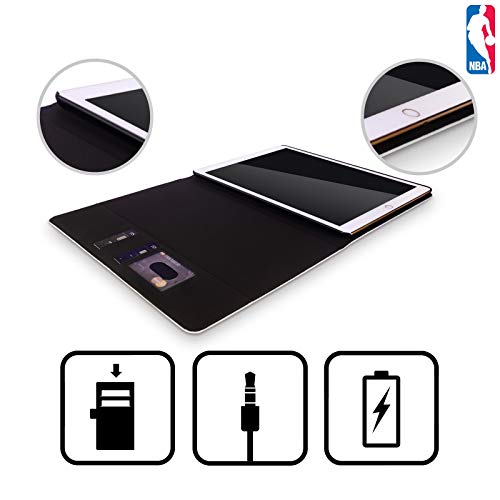 Head Case Designs Oficial NBA Icono de Gran tamaño Sacramento Kings Carcasa de Cuero Tipo Libro Compatible con Apple iPad Air 2 (2014)