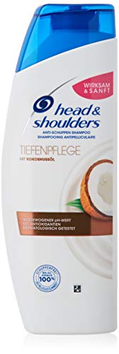Head & Shoulders - Champú anticaspa con aceite de coco, 300 ml, aceite de coco, champú contra la caspa, picor, cuero cabelludo seco, champú para hombre, cuidado del cabello, hasta un 100% sin caspa