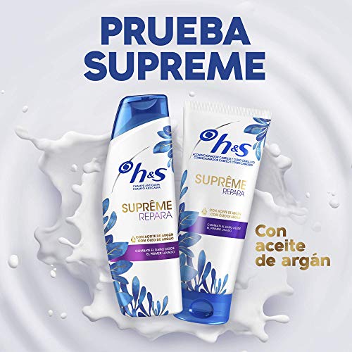 Head & Shoulders Supreme Repara Acondicionador Anticaspa - 2 Recipientes de 220 ml - Total: 440 ml