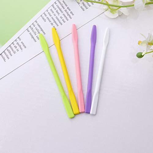 Healifty 5 piezas de silicona máscara facial espátula maquillaje aplicador de punta esmerilada máscara cosmética crema espátula raspador para mujeres