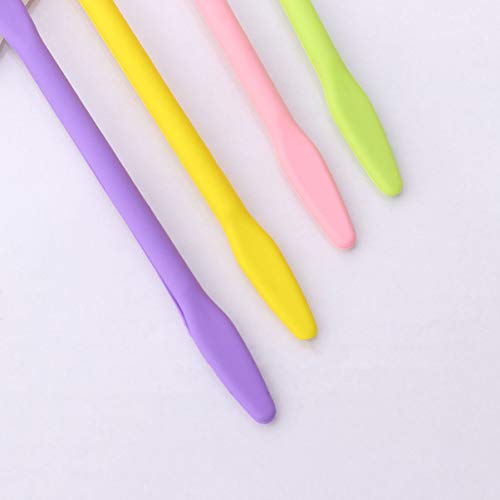 Healifty 5 piezas de silicona máscara facial espátula maquillaje aplicador de punta esmerilada máscara cosmética crema espátula raspador para mujeres