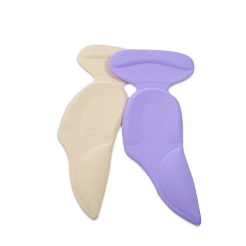 Healifty Almohadillas de talón Autoadhesivas de 5 Pares empuñaduras de Forro Arco de Silicona talón Posterior cojín 3 en 1 Plantillas (como se Muestra)