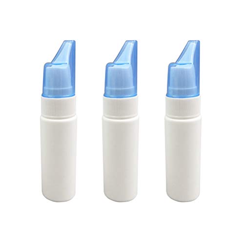 HEALLILY Botella de aerosol nasal portátil 70ml Rinitis Niebla Pulverizador nasal Botella de plástico 5 piezas