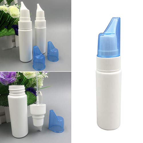 HEALLILY Botella de aerosol nasal portátil 70ml Rinitis Niebla Pulverizador nasal Botella de plástico 5 piezas