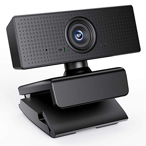 Heegomn - Webcam HD con micrófono, USB 1080P/30fps Video Webcam para PC, para vapor en vivo/oficina en casa o clase en línea