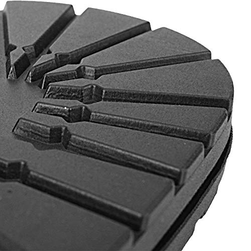 HEEPDD Un par de Botas de Goma Natural Zapatos Antideslizantes Zapatos Resistentes al Desgaste Suela de Grano Elevado Reparación de Suela Almohadilla para reparación Zapatos de Cuero(Tacones)