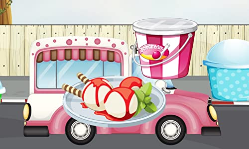 Helado ! juego para los niños : descubrir el mundo de los helados ! juegos para niños - Explora una heladería y el camión de helados - GRATIS