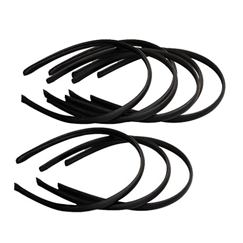 Hellery 20 Piezas De Diadema De Raso Liso Banda De Alice Banda para El Cabello DIY Accesorio De Mujer para Niñas