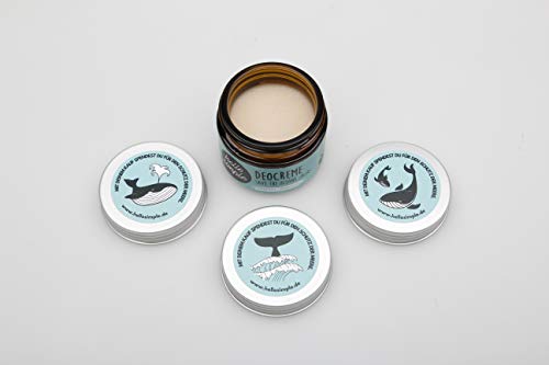 hello simple - Deodorant/Deodorant (50 g), Save the Oceans, natural cosmetics without aluminum, vegan, organic, plastic-free (lime-cypress)