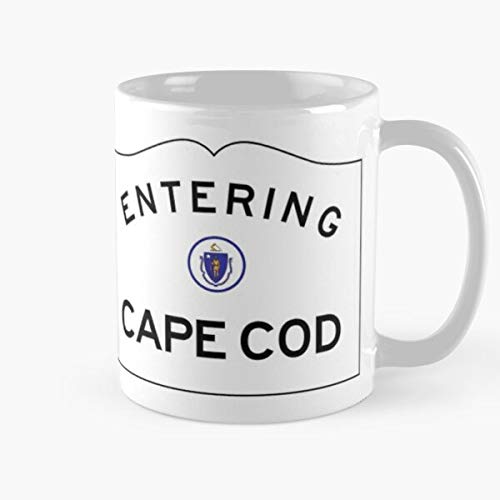 hellofresh Sign Beach Cod Cape Vacation The Summer New Road England Trip Best Mug Tiene 11oz de Mano Hechas de cerámica de mármol Blanco