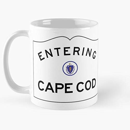 hellofresh Sign Beach Cod Cape Vacation The Summer New Road England Trip Best Mug Tiene 11oz de Mano Hechas de cerámica de mármol Blanco