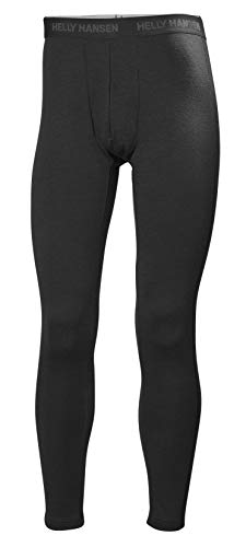 Helly Hansen HH LIFA Merino Basleayer Pant, Hombre, Black, XL