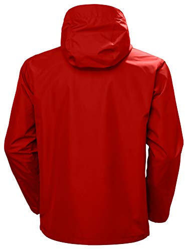 Helly Hansen Seven J Chaqueta impermeable con forro de secado rápido, cortaviento y transpirable para hombre y para uso diario