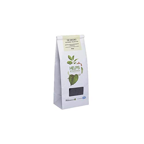 HELPS INFUSIONES - Té Negro A Granel 100% Natural. Infusión Estimulante Y Adelgazante. Bolsa A Granel De 100 Gramos.