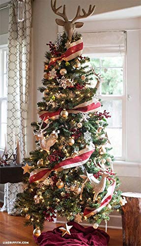 Hengda Artificial Árbol de Navidad, Natural Verde, Material PVC, Incluye Soporte de Base, Soporte en Metal, 150cm 350 Ramas