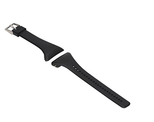 Hensych® - Correa de reloj de silicona, correa de repuesto para reloj Polar FT4 FT7, color negro