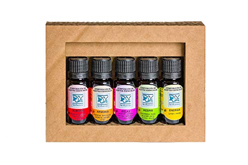 Herbarom Kit de Aceites Esenciales Aromas Frescos | Aromaterapia, Aceites Esenciales con Aromas Frescos, Suaves, Refrescantes y Tonificantes