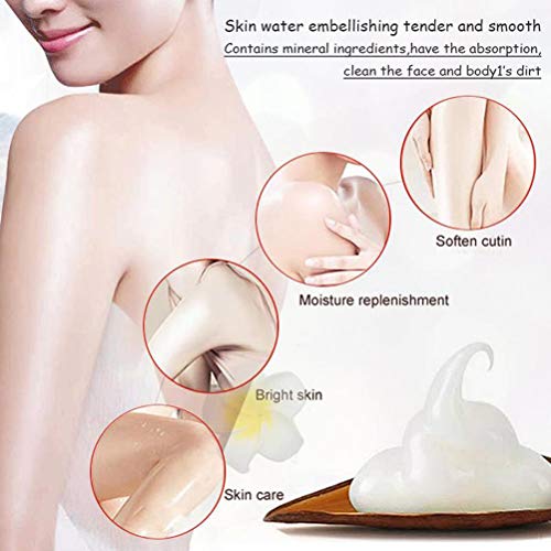 HEREB Leche Corporal,100ml Vitamina C Zanahoria Facial Crema Corporal Blanqueamiento de la Piel Hidratante Loción Corporal Crema para aclarar la Piel