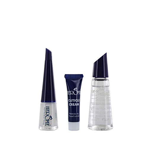 Herome Nail Essentials Kit de manicura - Remedio para uñas débiles y partidas (Azul)
