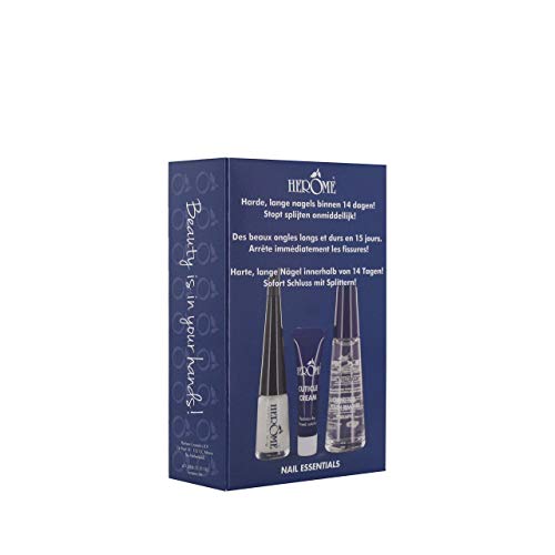 Herome Nail Essentials Kit de manicura - Remedio para uñas débiles y partidas (Azul)