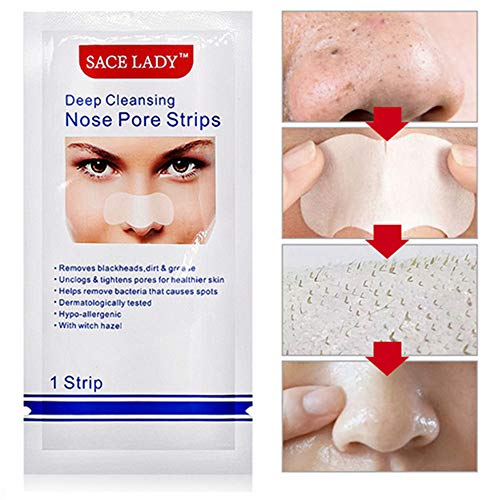 Herramienta de eliminación de espinillas Máscara de espinillas, eliminar las espinillas de la nariz, profesional Minimizar los poros Nariz Vacío Limpieza profunda Nariz （12PCS）