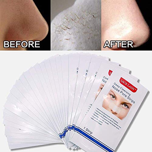 Herramienta de eliminación de espinillas Máscara de espinillas, eliminar las espinillas de la nariz, profesional Minimizar los poros Nariz Vacío Limpieza profunda Nariz （12PCS）