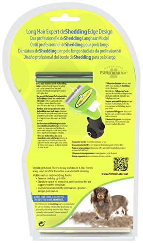 Herramienta de muda para perros pequeños de pelo largo S