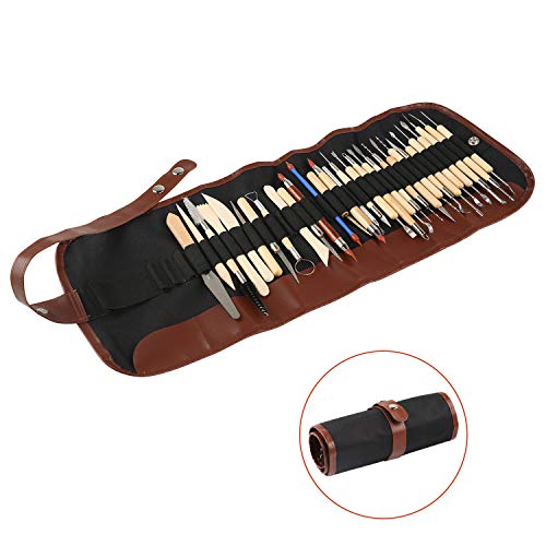 Herramientas de Arcilla, Ballery 30pc Polymer Clay Herramientas de Cerámica, Cerámica Herramientas para Modelado de Arcilla