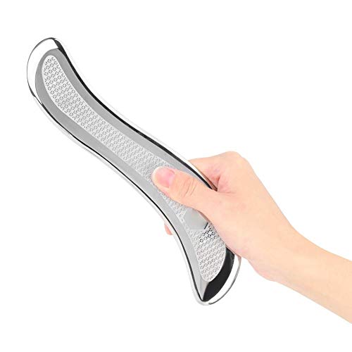 Herramientas Gua Sha Rascar masaje médico acero inoxidable del grado de Gua Sha Adjunto Presión Punto de Alivio musculares manuales herramienta masajeador masajeador de la piel Xx ( Color : White )