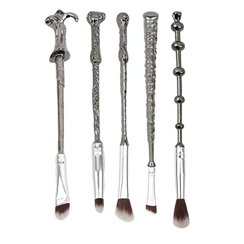 Herramientas Sombra 5piece / Conjunto De Cepillo Del Maquillaje De Cepillo Del Maquillaje Metal Asistente Varitas Mágicas De Ojos Lápiz Delineador De Ojos De Mezcla Del Cepillo Del Labio De Belleza