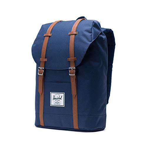 Herschel Retreat Backpack - Mochila casual unisex, Azul (Navy), 19.5 L
