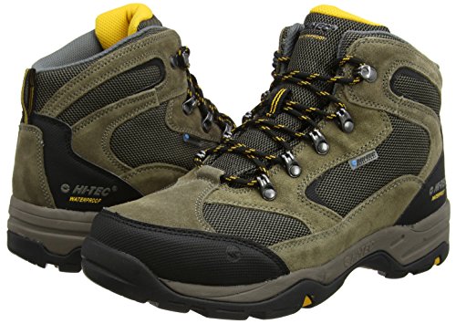 Hi-Tec Storm Waterproof, Botas de Senderismo para Hombre, Beige (Smokey Brown/Taupe/Gold), 43 EU