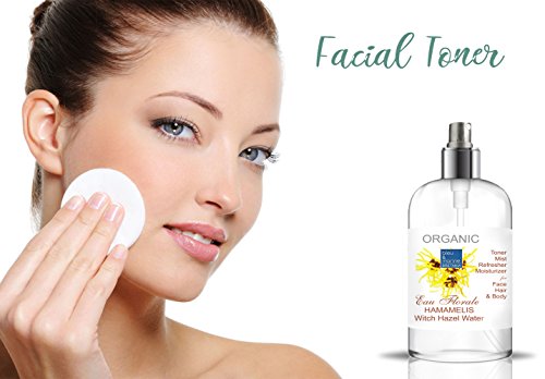 Hidrolato de Hamamelis - Olmo Escocés 500 ml Agua Floral - Tónico para Piel Grasa Piel con Imperfecciones Piel Normal Piel con Acné