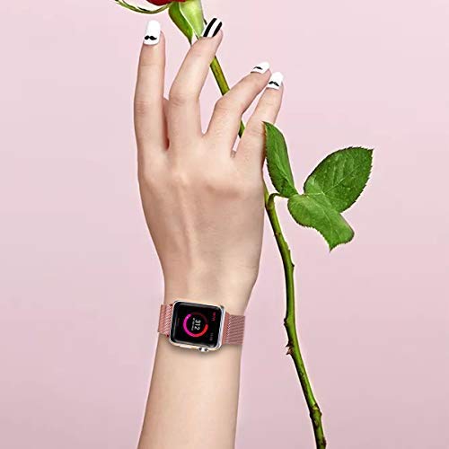 HILIMNY Compatible Correa para Apple Watch 38mm 40mm 42mm 44mm, Malla de Acero Inoxidable Correa de Bucle con, para iWatch Serie 5/4/3/2/1, Sport, Edition