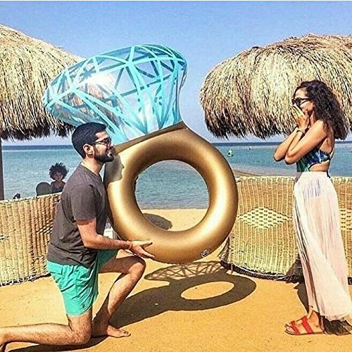 Hinchable Colchonetas Piscina,Anillo De Natación Gigante,piscina Inflable Balsa Flotante,Anillo De Natación Anillo De Diamantes Inflable,tumbonas De Juguete De Fiesta De Playa De Verano Al Aire Libre