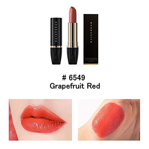 HIROCK Lápiz labial set 5 lápices labiales mate duradero hidratante antiadherente lápiz labial regalo de lápiz labial para novia (5 sticks)