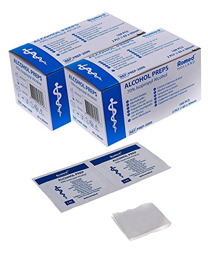 Hisopos de Alcohol 30 x 65mm torunda alkoholpads DIVERSOS Cantidad (pieza 200)