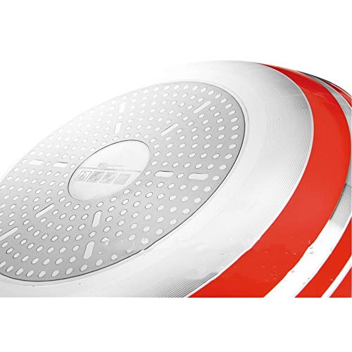 HJKH Sartén Bottom Compuesto de Aluminio de la aleación de Pan se Permite Fumar Antiadherente sartén 30x9cm, 32x9cm, 34x9cm Sartenes y sartenes universales (Color : Alloy, Size : 34x9cm)