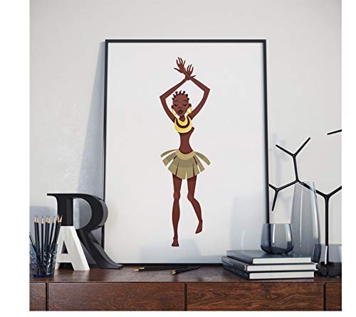 H/L Carteles E Impresiones Africanas Ropa De Mujer Lienzo Pintura Arte Decoración Imagen Arte De La Pared Murales Sin Marco Etiqueta De La Pared 50X70Cm H1541