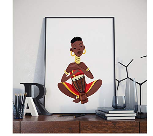 H/L Carteles E Impresiones Africanas Ropa De Mujer Lienzo Pintura Arte Decoración Imagen Arte De La Pared Murales Sin Marco Etiqueta De La Pared 50X70Cm H1535
