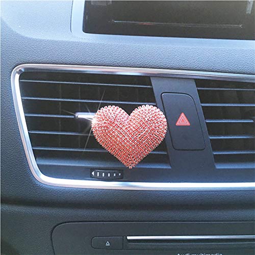 HMXA Los Labios Atractivos Loving Accesorios Corazón Salida de ventilación del Perfume del Coche del Clip Ambientador decoración Interior del Coche de Coches for niñas (Color Name : B)