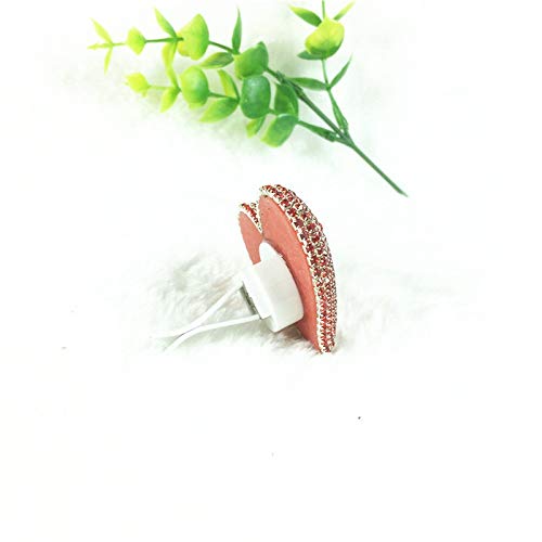 HMXA Los Labios Atractivos Loving Accesorios Corazón Salida de ventilación del Perfume del Coche del Clip Ambientador decoración Interior del Coche de Coches for niñas (Color Name : B)